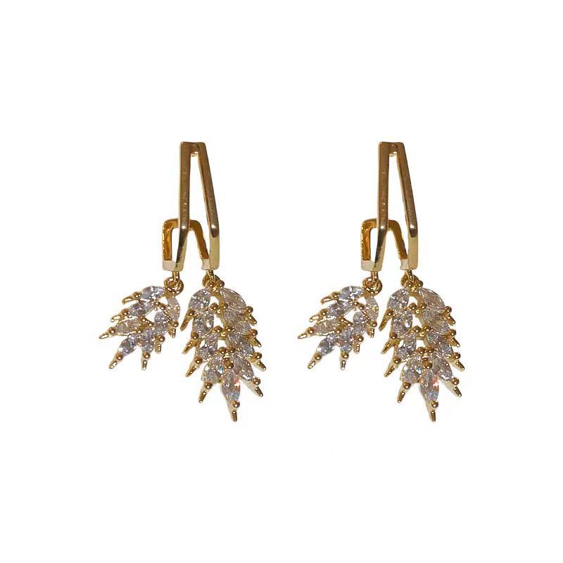 Women's Temperament All-match Sterling Silver Ear Pins