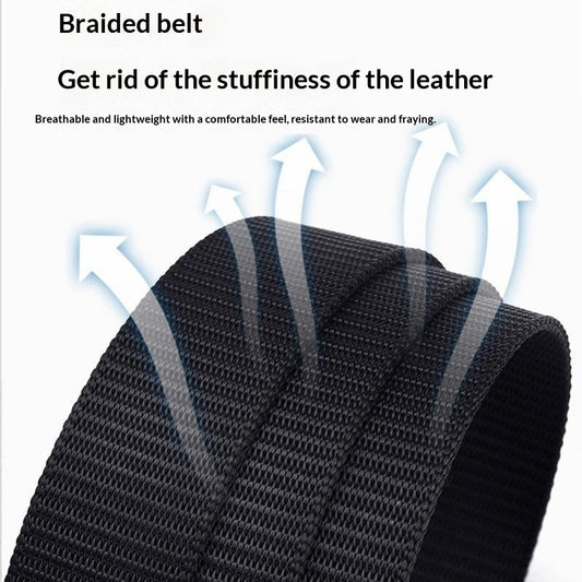 Men's Toothless Buckle Nylon Belt Outdoor